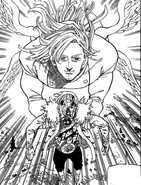 Escanor being saved by Mael