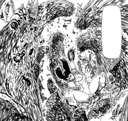 Diane raising pillars and crushing Friesia's insects