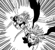 Meliodas and Elizabeth goes to rescue Zeldris from the Demon King