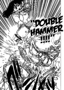 Diane using Double Hammer on Hendrickson