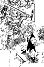 Meliodas and Arthur teaming up