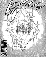 Ludociel using Sanctuary