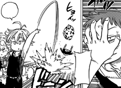 Meliodas tossing King for being too close