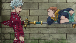 Anime Nose Bleed King Seven Deadly Sins GIF