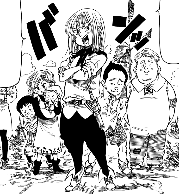 Nanatsu no Taizai The Seven Deadly Sins anime and manga ~ King x Diane