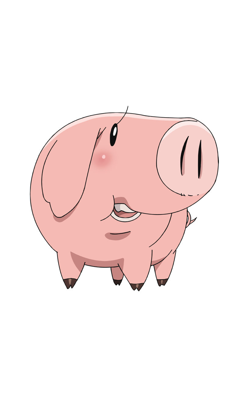 Wild boar. Cartoon stock vector. Illustration of caricature - 20510623