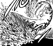 Diane battling an Earth Crawler