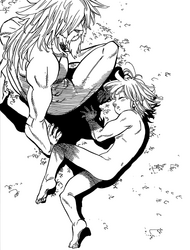 Ban finds Meliodas in the Purgatory