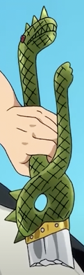 Meliodas showing his Dragon Handle.png