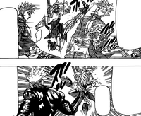 Ban dodging and hitting Meliodas with ease2