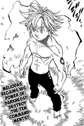 Meliodas regaining his powers