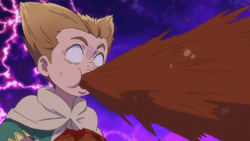 Mead trying Meliodas' food