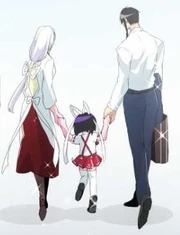 Nadeshiko goes home with her parents
