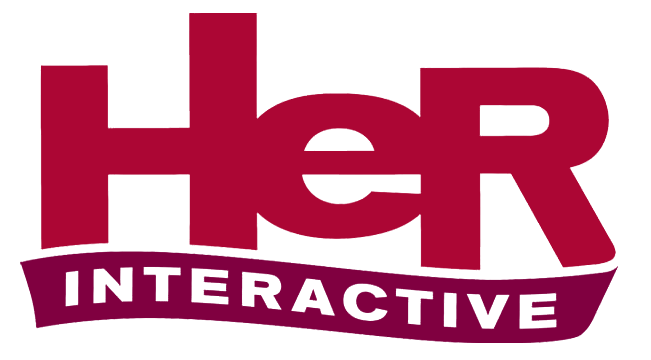 her interactive logo