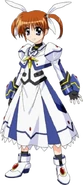 Nanoha's barrier jacket in The Movie 1st