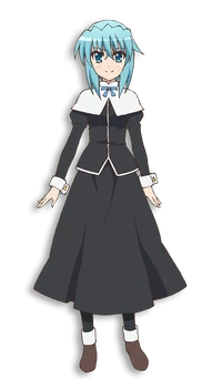 Sein in her Chantry sister costume in ViVid Strike!