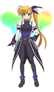 Vivio's Adult Mode with Barrier Jacket in ViVid Strike!