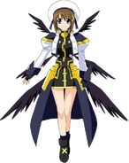 Hayate's knight clothing in StrikerS