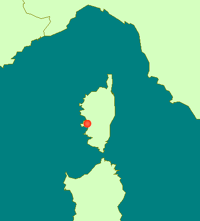 Ajaccio location