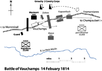 Battle of Vauchamps 14th February 1814