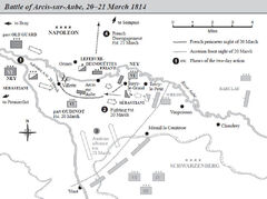 Battle of Arcis-Sur-Aube map