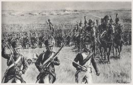 D-Erlon's Corps on the march against Wellington's left