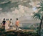 Napoleon arrives on Saint Helena.