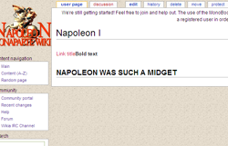 An example of vandalism.