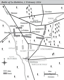 A map of the battle.