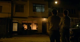 Pablo and Gustavo standing outside .