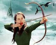 Susan tire une flèche