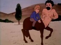 Edmund and a Centaur.