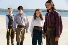 Eustace, Edmund, Lucy & Caspian