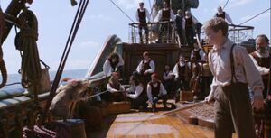 Reepicheepduel2.jpg (282 KB) Eustace's first fencing lesson.