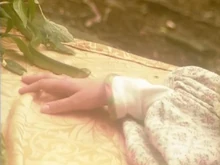 Колдунья убивает королеву Нарнии.