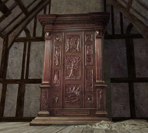 The Wardrobe as it appears in the Disney/Walden Media film of The Lion, the Witch and the Wardrobe.