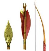 Close-up of the arrowheads and fletching.
