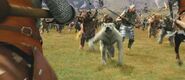 A Narnian werewolf at the Battle of Beruna