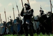 Soldiers in full armor