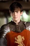 Skander Keynes as Edmund.