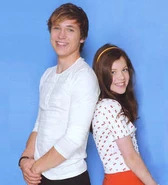 Georgie Henley and William Moseley in 2008.
