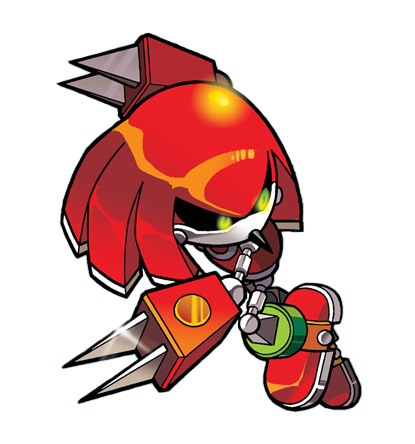 Knuckles VS Metal Sonic 