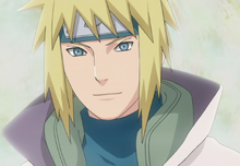 Minato es nombrado Cuarto Hokage - Kushina felicita a Minato 