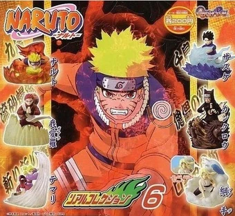 NARUTO HIRUZEN KAKASHI Bandai 2002 Real Collection Series 3