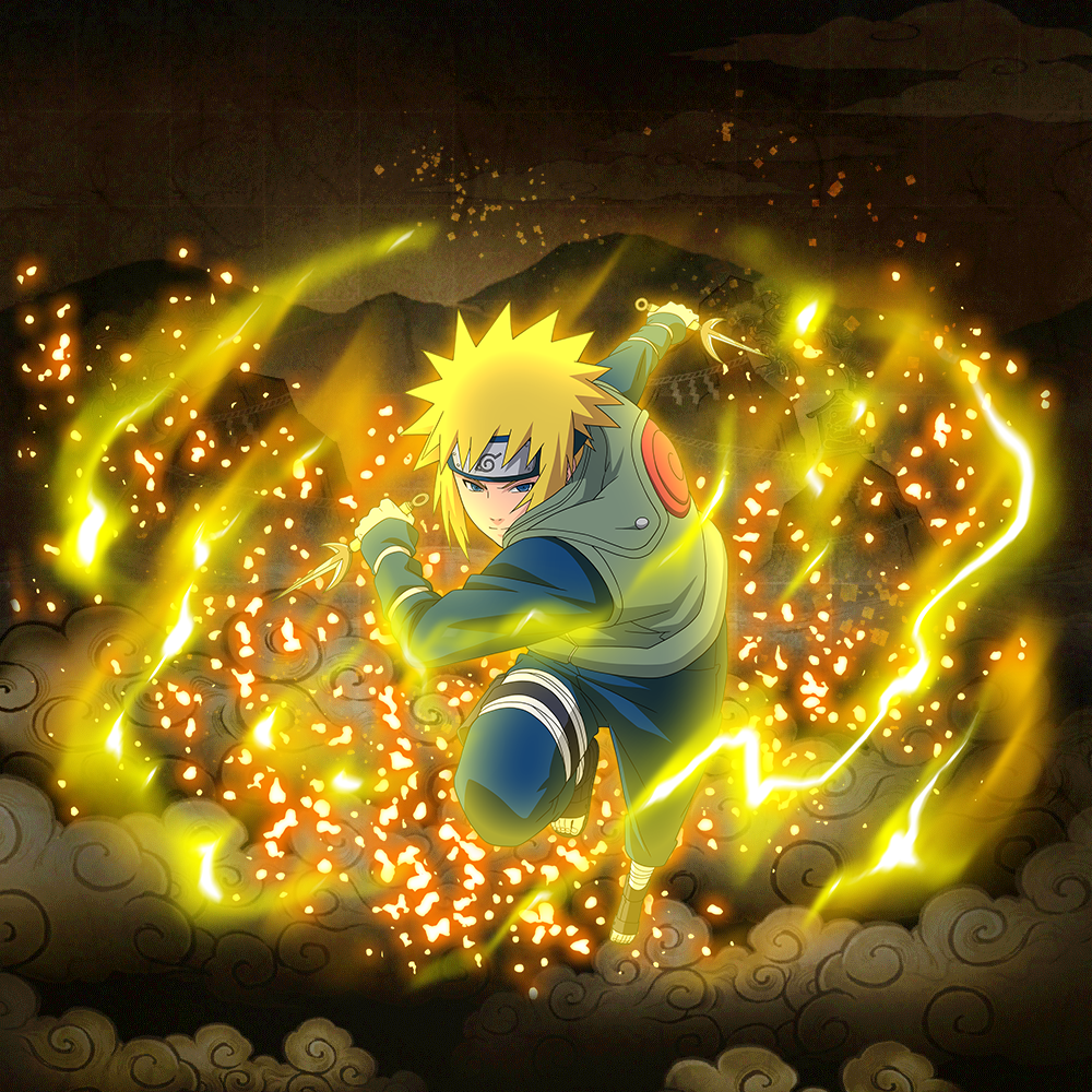 Estátua Yellow Flash of the Leaf Namikaze Minato - Naruto