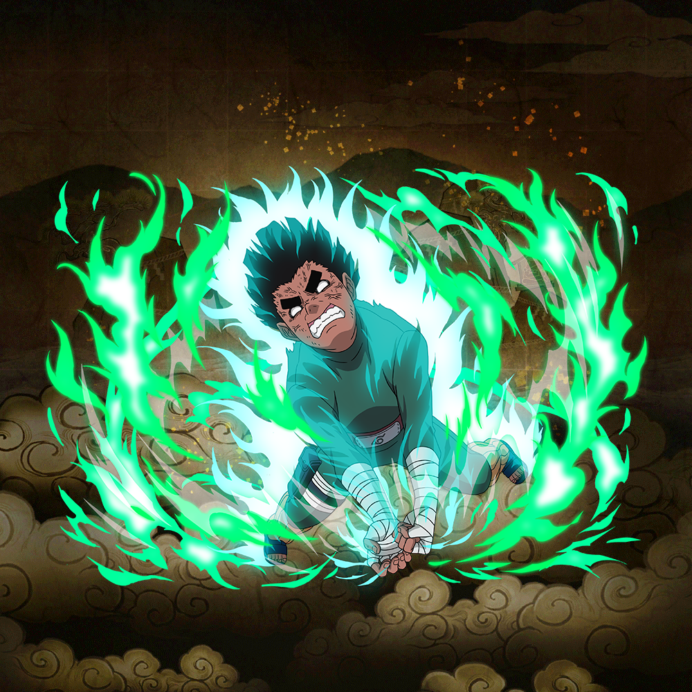 rock lee 8 gates shippuden