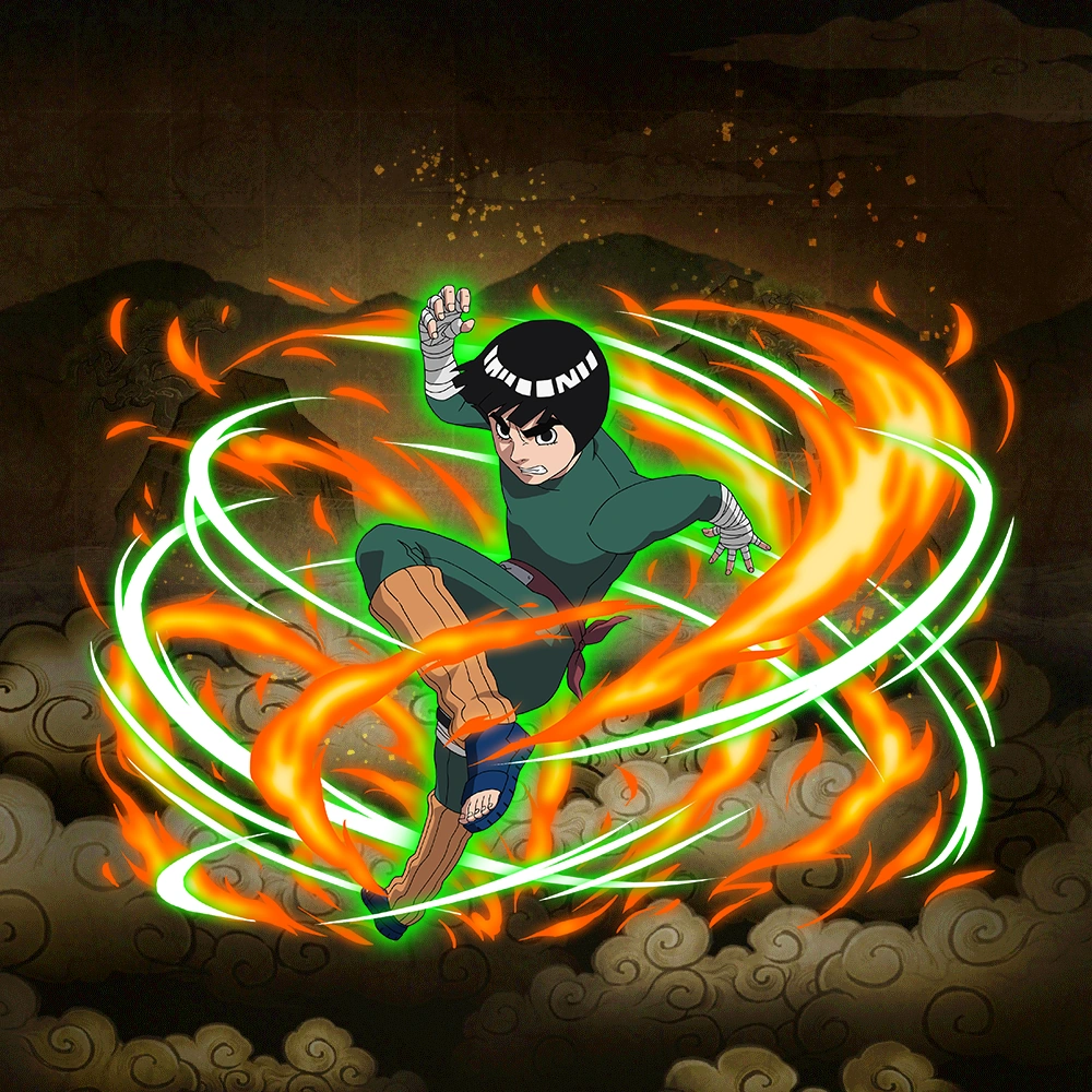 rock lee 8 gates shippuden