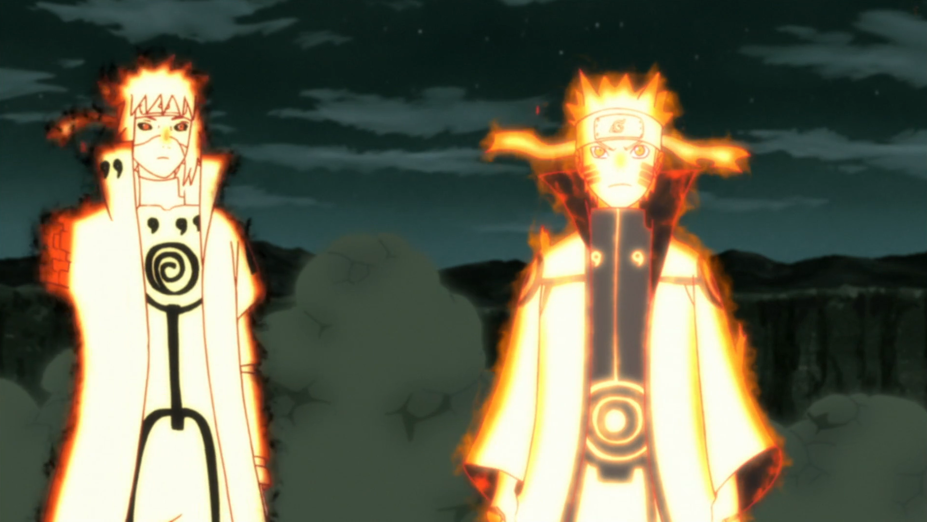 Naruto Kurama chakra and sage mode