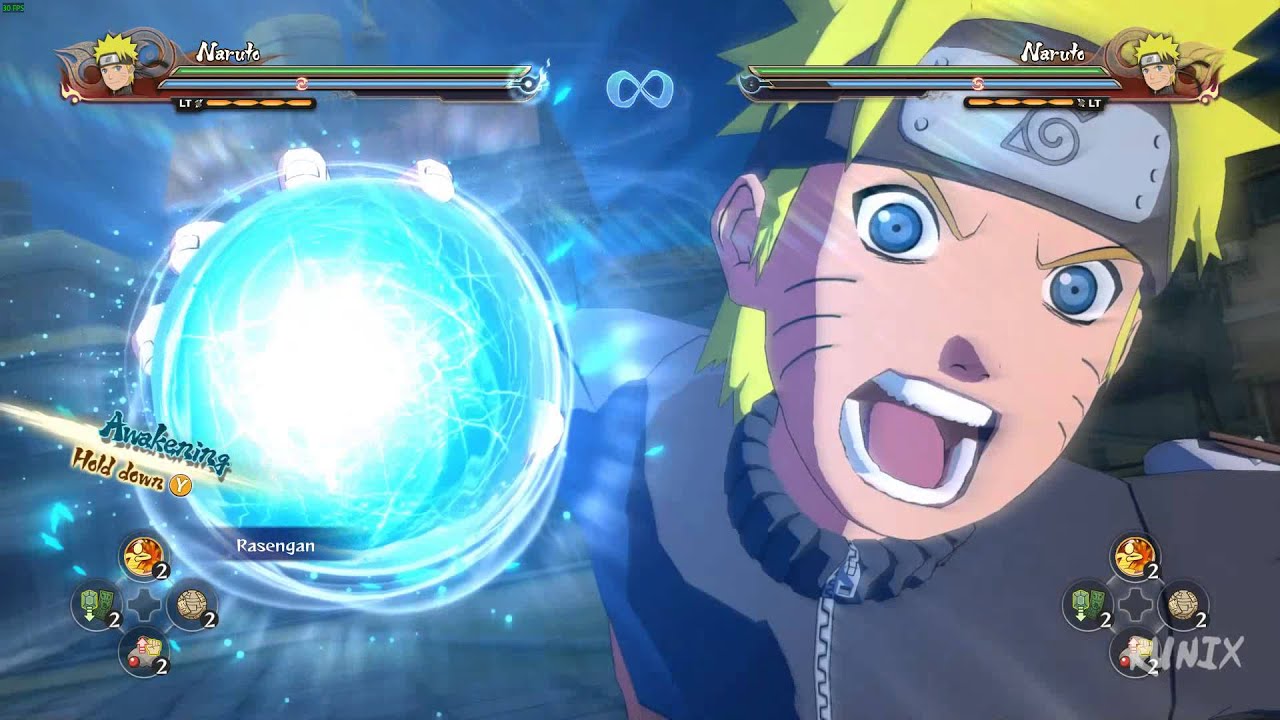 naruto demon form rasengan