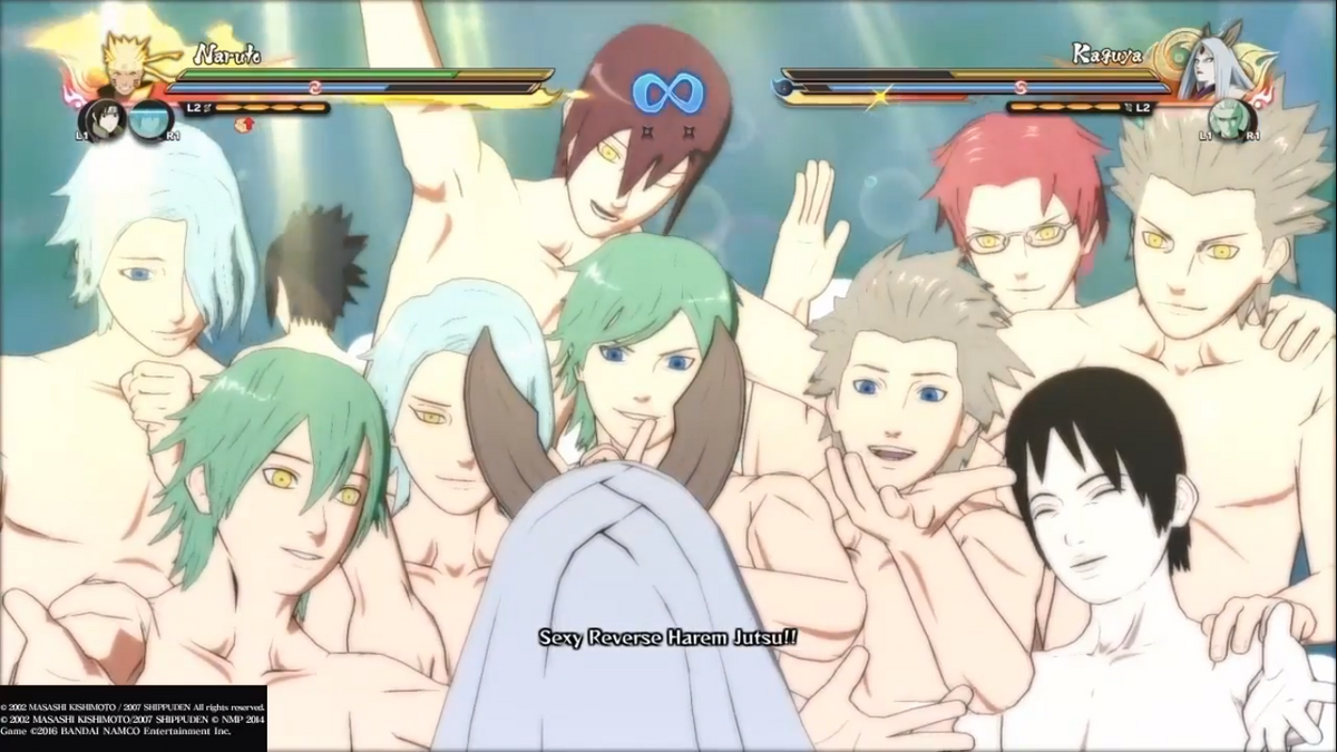 Sexy Reverse Harem Jutsu!! | Naruto Ultimate Ninja Storm Wiki | Fandom